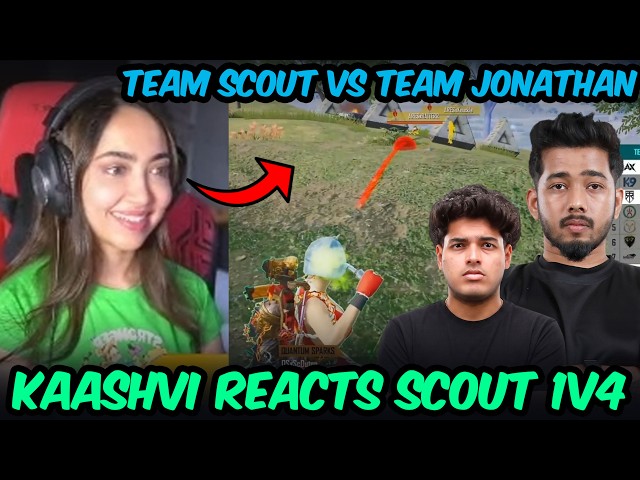 Kaashvi Reaction! Scout 1v4💀 Apex Gaming vs Quantum Spark in BMPS🥵
