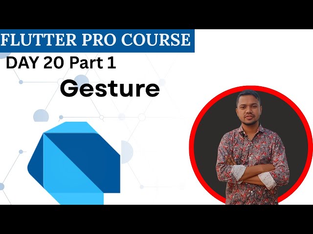 Dart Gesture Detector Tutorial in Bangla | Flutter Gesture Detection for Beginners