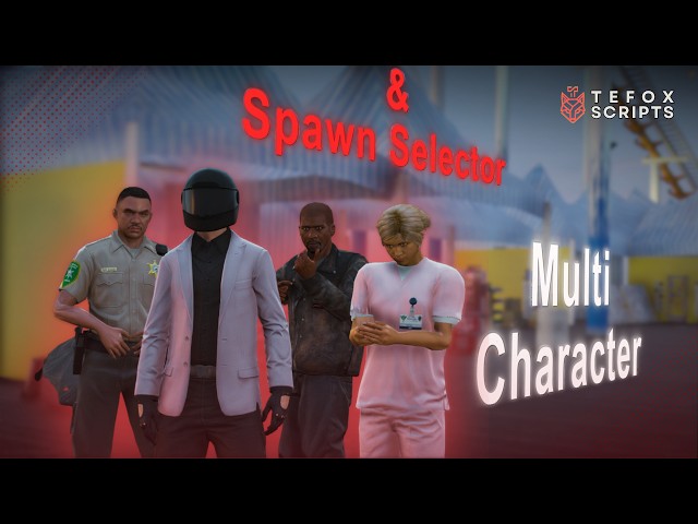 FiveM Multicharacter & Spawn Selector | Cinematic Transitions (QBCore/ESX/QBox)
