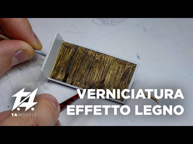 TUTORIAL MODELLISMO, COME VERNICIARE EFFETTO LEGNO  - TA MODELS