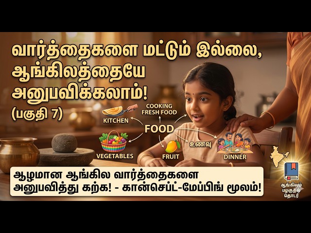 Tamil Kids English Vocabulary (Part 7): Building English Worlds | Words-ஐ 'உணர' கத்துக்கோங்க!