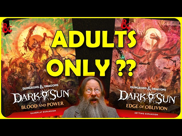Dark Sun Is Back    And It's Adults Only!