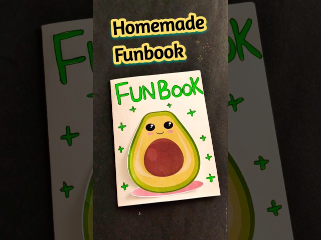 DIY Homemade Funbook 😲🌈✨ best out of waste/ easy craft ideas/ paper craft idea #shorts #craft