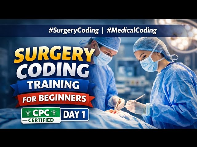 Surgery Training for Beginners | CPC Certified | Day 1 #Surgery training #Medical coding #CPC