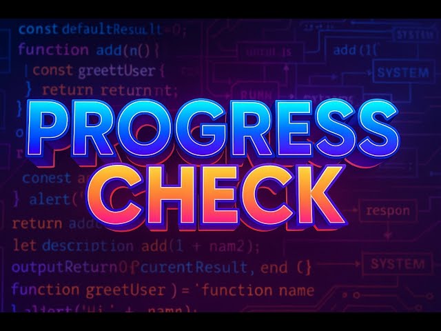The Complete JavaScript in Malayalam - Progress Check
