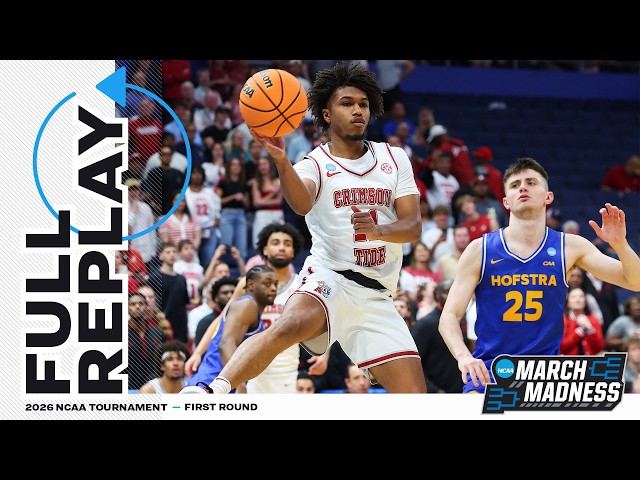 Alabama vs. Hofstra: 2026 NCAA men's first round | FULL REPLAY