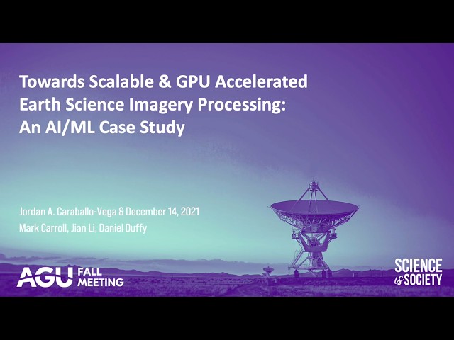 2021 - TerraGPU, AGU - Caraballo-Vega, Jordan