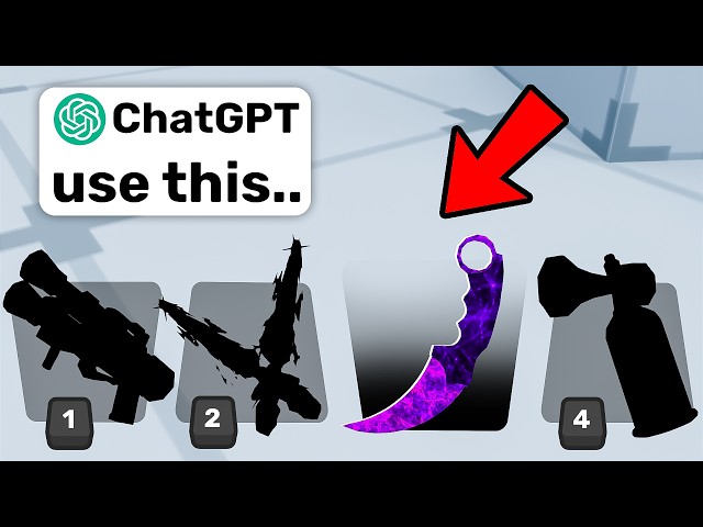 I Let AI CONTROL My KNIFE LOADOUT!