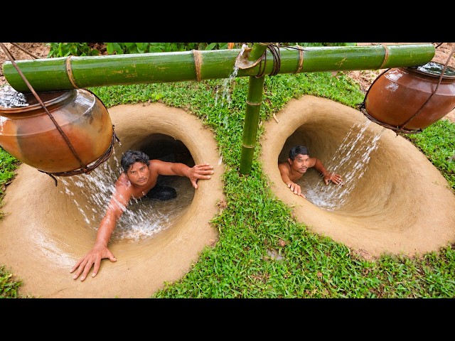 Hidden Beneath the Jungle: Underground Houses I Built with Private Pools