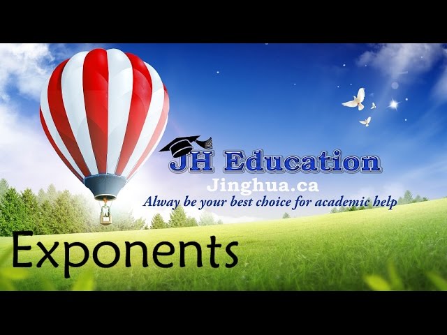 Exponent Tutorial How to Simplify Complex Exponent Expression Grade 10 Math 7
