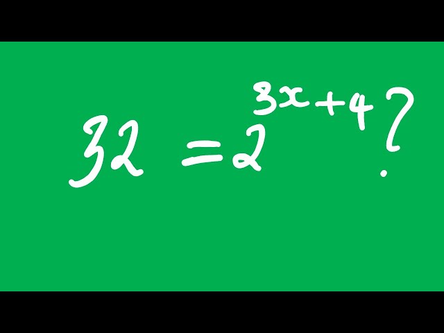 Solving Exponential Equations using Rules & Identities of Exponents
