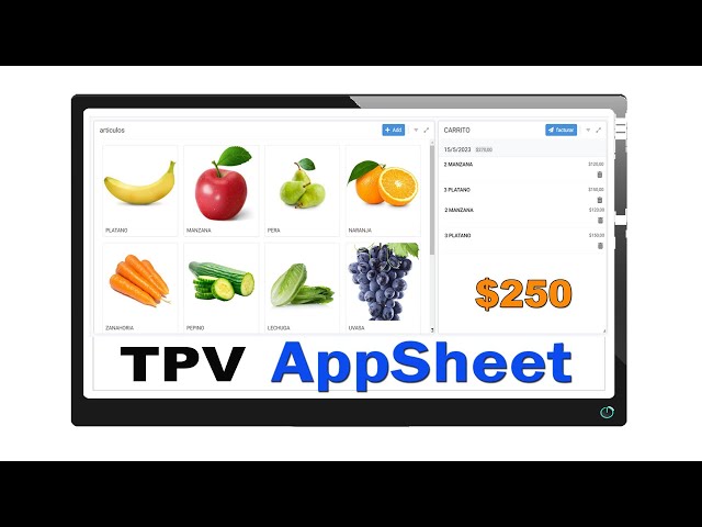 Find out how to create your own POS point of sale with AppSheet!