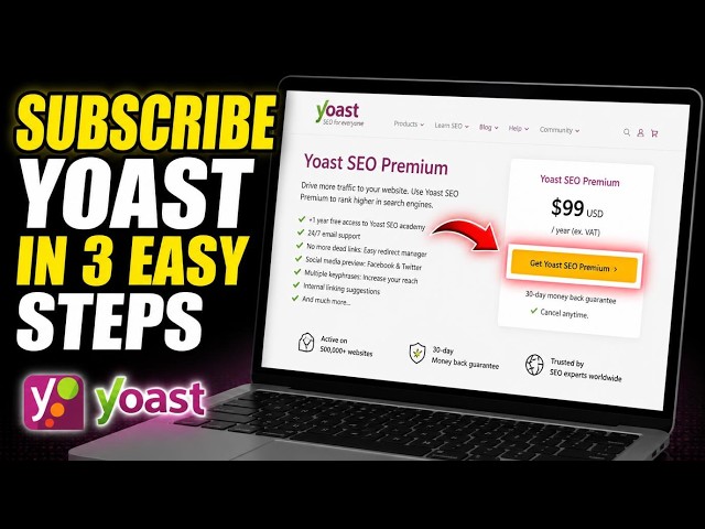 How to subscribe to Yoast for XML sitemap submission and indexing - Complete Guide