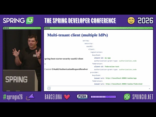 Architectural Patterns for Spring Security You Wish Your Tech Lead Knew @ Spring I/O 2026