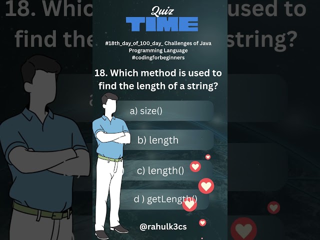 #18th_day_of_100_day_ Challenges of Java Programming Language #codingforbeginners