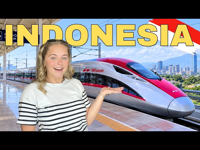 We Tried Indonesia's FIRST CLASS Bullet Train 🇮🇩 (Jakarta to Bandung)