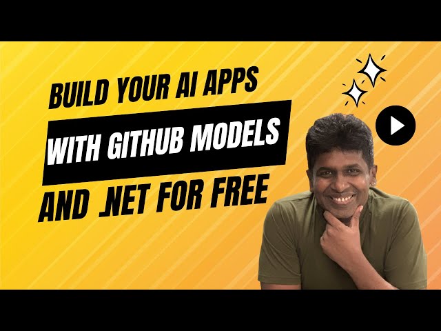 Build AI Apps with FREE GitHub Models & .NET 🔥 | Sinhala Tutorial
