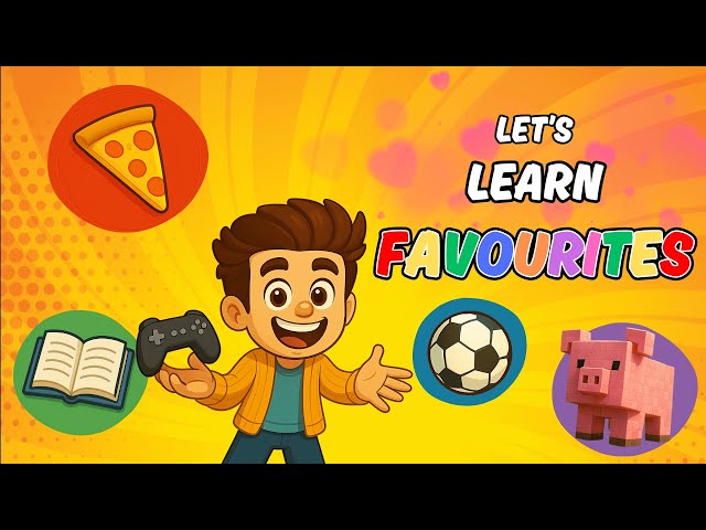My Favourite Things Song 🎶| What's Your Favourite...? | Kids Song | Learn English
