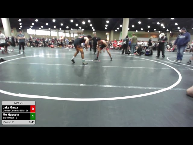 Mo Hussein ( BLAC ) Vs. Jake Garza ( DCWA ) 146LBS 