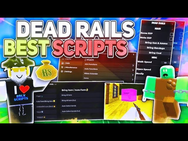 Best DEAD RAILS Scripts with Auto Farm, Bring Items, Kill Aura, Hitbox, Aimbot & More! (No Key)