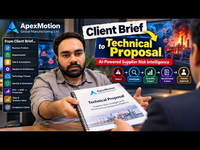 ApexMotion Client Brief → Technical Proposal  AI Powered Supplier Risk Intelligence | Ep 3