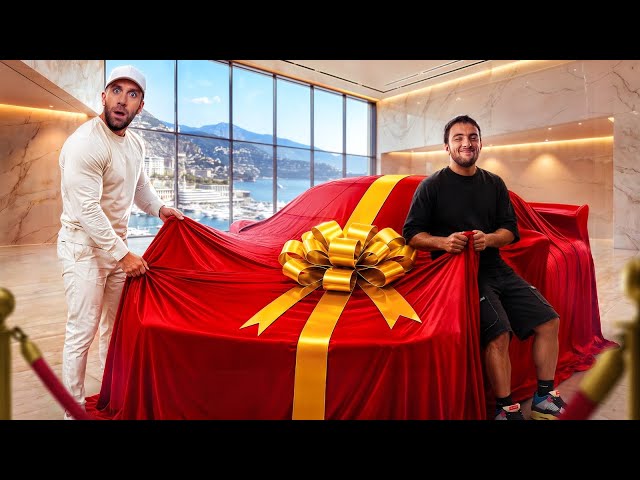 INOXTAG'S NEW CAR 😱😱!! I'M GIVING HIM A BIG SURPRISE 😱😱!!