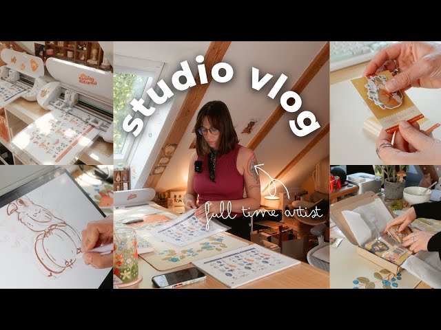A week as a Self-Employed Artist ✿ Studio Vlog 55