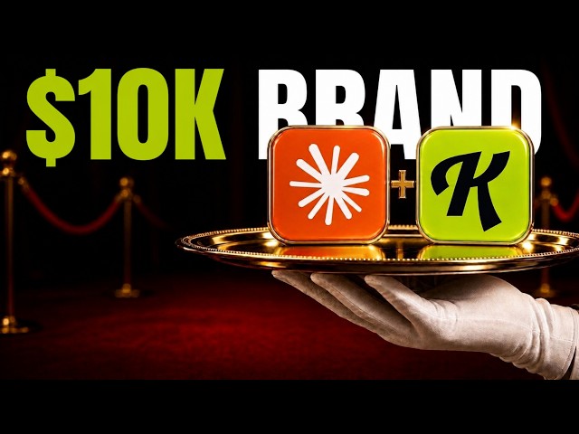 I Built a $10,000 Brand With Claude + Kittl (No Prompting)
