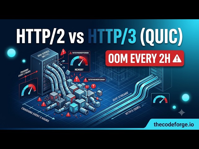 HTTP/2 Server Push Leaked Memory and Crashed Every 2 Hours — HTTP/2 vs HTTP/3 (QUIC)