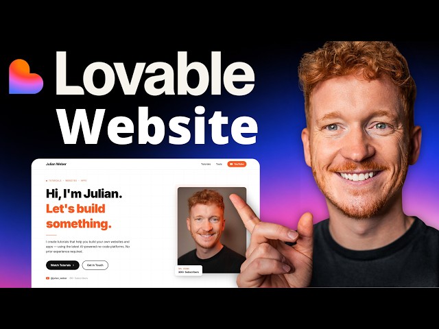 Lovable AI Website Builder – Full Tutorial for Beginners (2026)