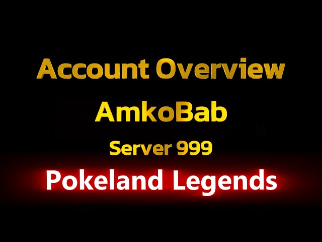 Account Overview AmkoBab - Learning Effect of Game Breaks + Difference Between Trainer GO & Pokém...