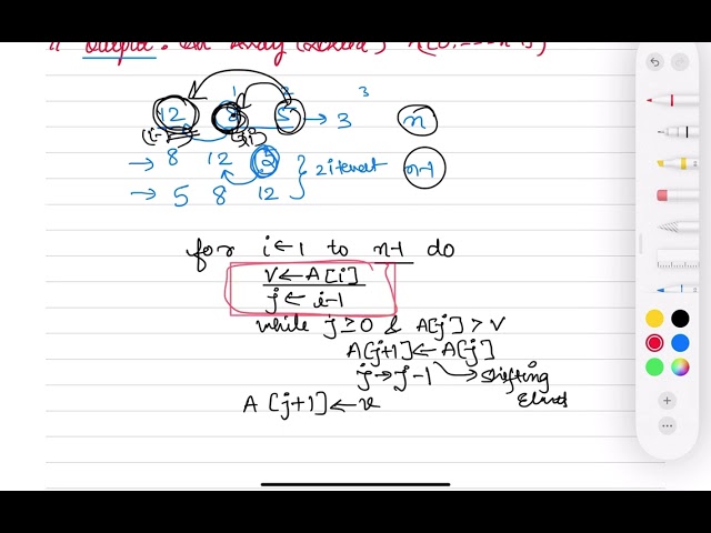 Insertion Sort Algorithm Explained: Code Walkthrough Made Easy