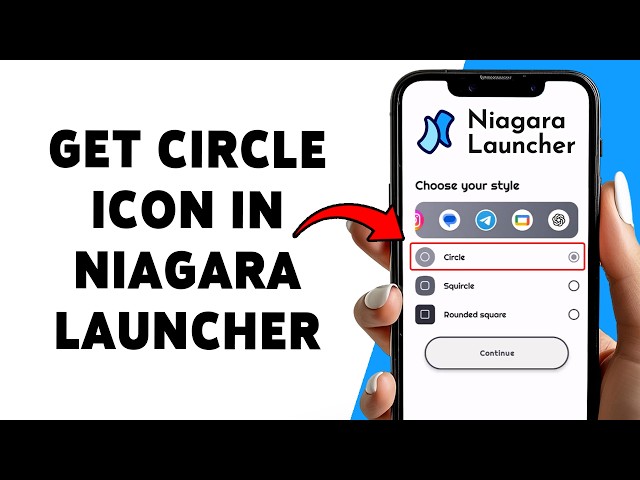 How To Get Circle Icon In Niagara Launcher | Customize App Icon Shape With Niagara Launcher 2026