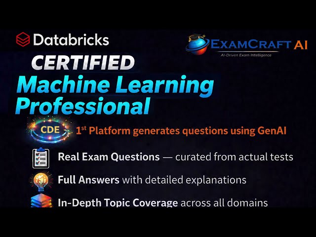Databricks Certified Machine Learning Professional Practice Test | Real Exam Questions