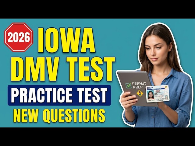 2026 Iowa DMV Permit Test Prep: Practice Questions and Knowledge Exam Guide