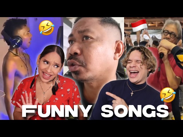 Latinos react to Indonesian Funny Songs that are hits for the firs time 😂🤣