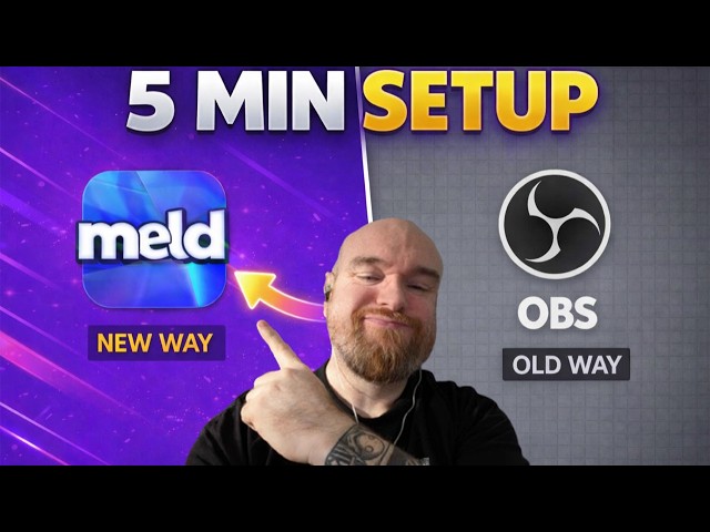 ¡Configura Meld Studio en unos 5 minutos! (Guía de streaming 2026)