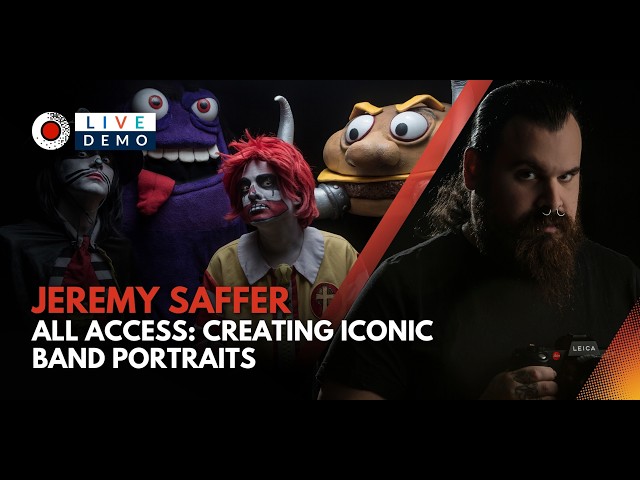 Creating Iconic Band Portraits | Live Photography Demo with Photographer Jeremy Saffer