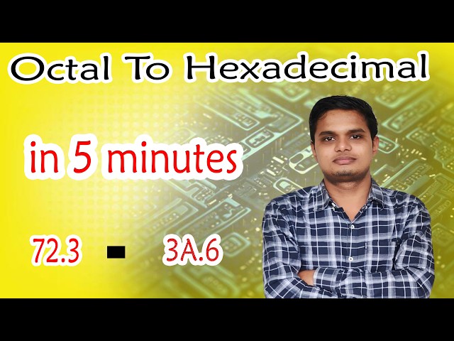 How to convert Octal to Hexadecimal | Number system conversion explained #octal
