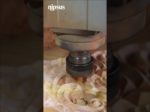 CNC Machine Operation  High Precision Wood Cutting and Carving Process #woodworkingtechnology