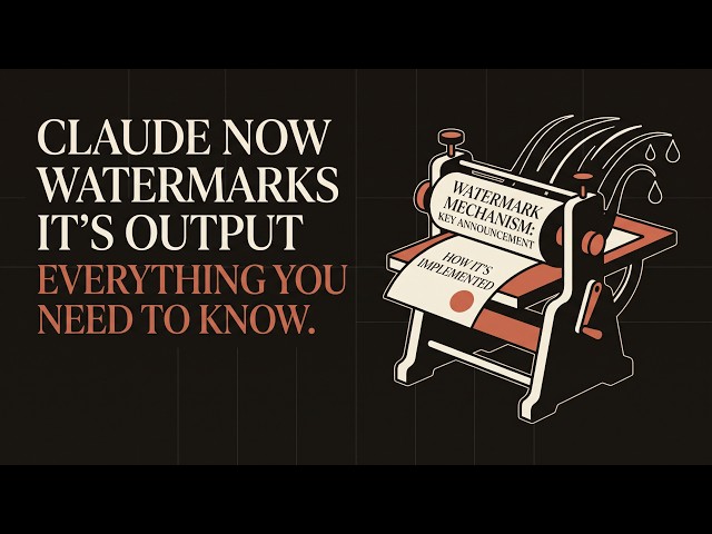 Claude's Invisible Watermark: What It Can't Prove