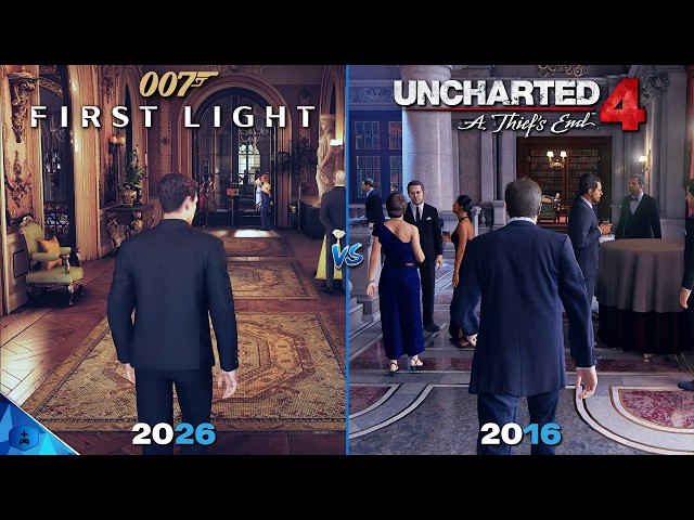 007 First Light vs Uncharted 4: A Thief's End - Graphics and Details Comparison