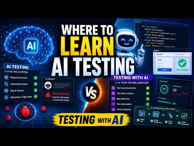 Where to Learn AI Testing and Testing with AI