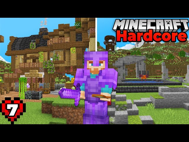 FULL NETHERITE ARMOR makes Hardcore Minecraft 1.18 Survival SO EASY : Let's Play Ep 7