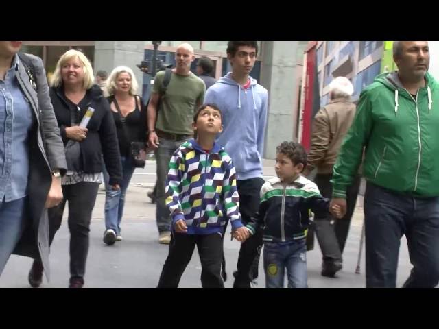 Laughing flashmob!