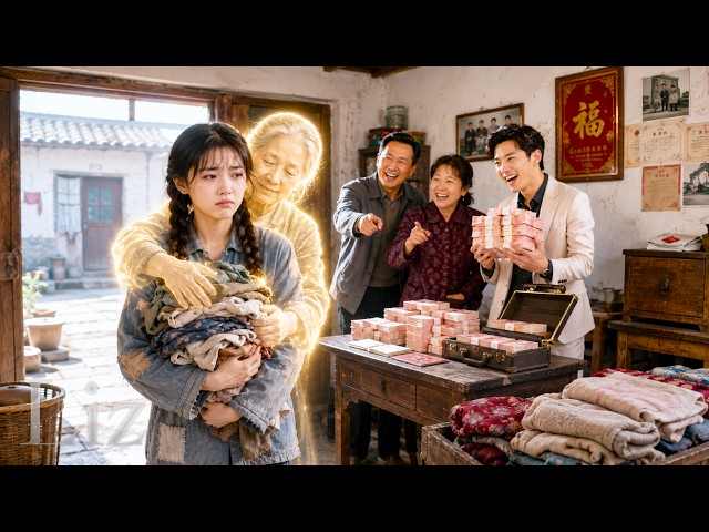 偏心爹媽把500萬給哥哥，只扔給她一堆奶奶留下的舊衣服，她心死斷親，靠著舊衣服逆襲成首富總裁，渣爹媽帶著敗家哥哥上門求複親，她關上大門不給他們一點好臉色！#逆襲 #親情 #反轉