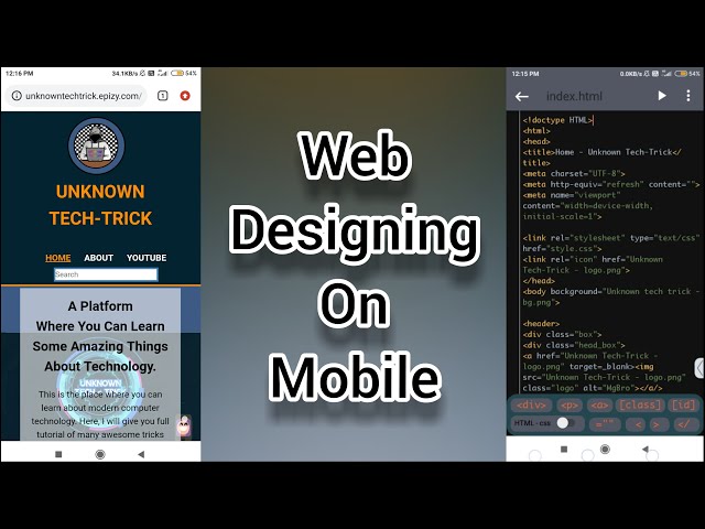 Design Create Your Own Website full tutorial | TrebEdit Best HTML, CSS Editor coding App for Android