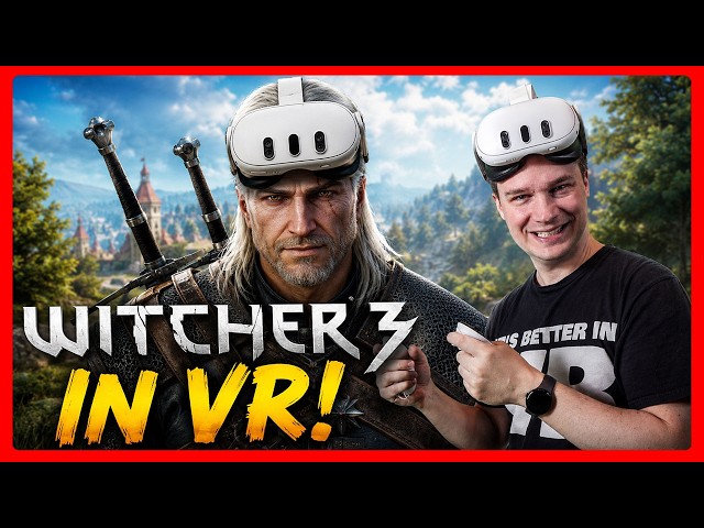 Forget standard VR games! THIS is the future! The Witcher 3 in VR!