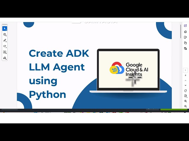 Agent Development Kit ADK # 5 Create ADK LLM Agent using Python