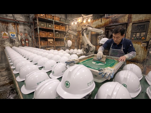 How Korea Mass Produces 500kg Proof Hard Hats